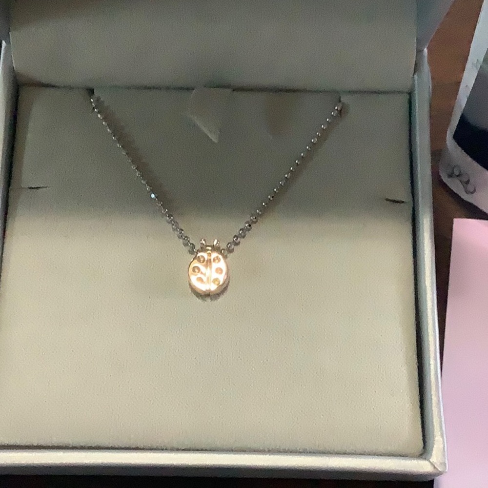Alex Woo Rose Gold Ladbug